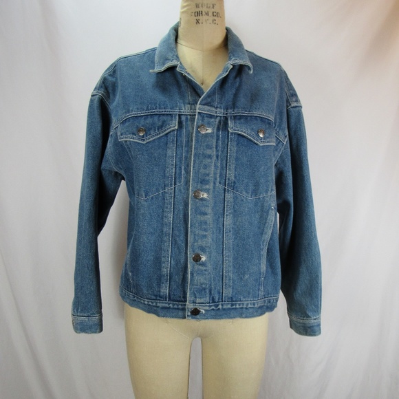 Calvin Klein Jackets & Blazers - Calvin Klein VTG 90's Trucker Jean Jacket Large